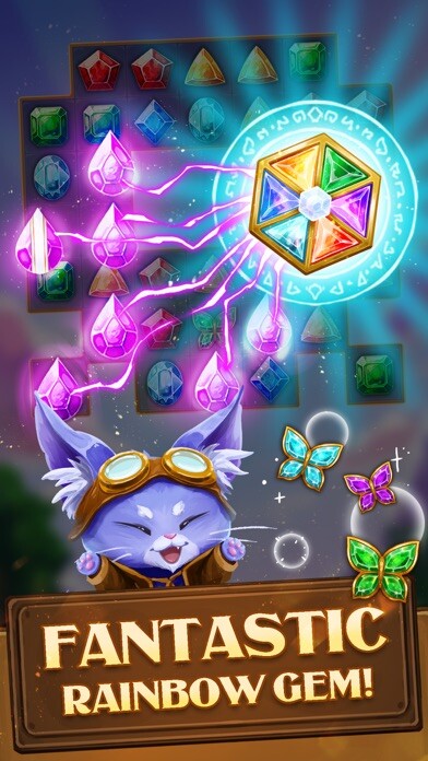 Emulate iPhone app Fantasy Gems : Match 3 Puzzle using MyAndroid Emulate iPhone app Fantasy Gems : Match 3 Puzzle using MyAndroid