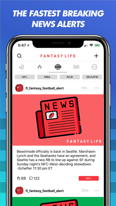 Emulate iPhone app Fantasy Life: Alerts + Advice using MyAndroid Emulate iPhone app Fantasy Life: Alerts + Advice using MyAndroid