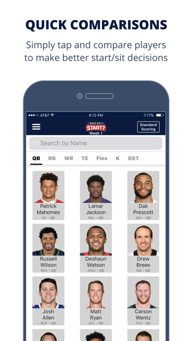 Emulate iPhone app FantasyPros Who Do I Start? using MyAndroid Emulate iPhone app FantasyPros Who Do I Start? using MyAndroid