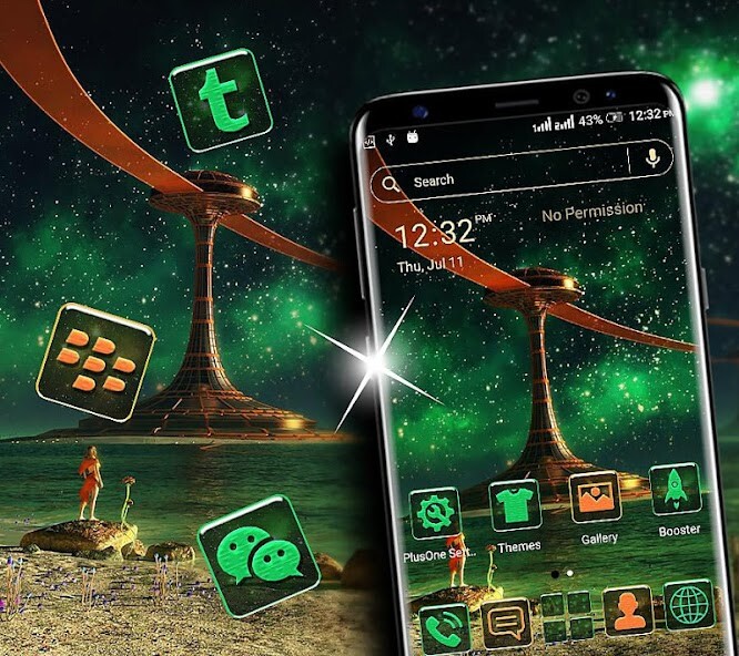 Run android online APK Fantasy Sky Launcher Theme from MyAndroid or emulate Fantasy Sky Launcher Theme using MyAndroid