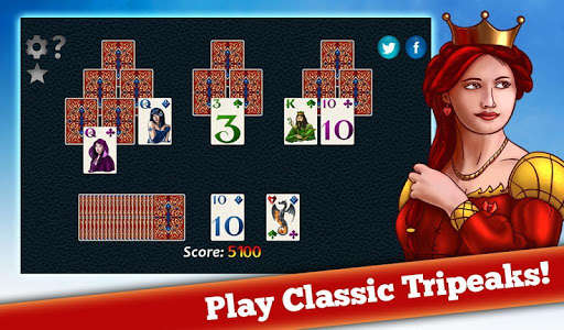 Run android online APK Fantasy Solitaire TriPeaks Premium from MyAndroid or emulate Fantasy Solitaire TriPeaks Premium using MyAndroid