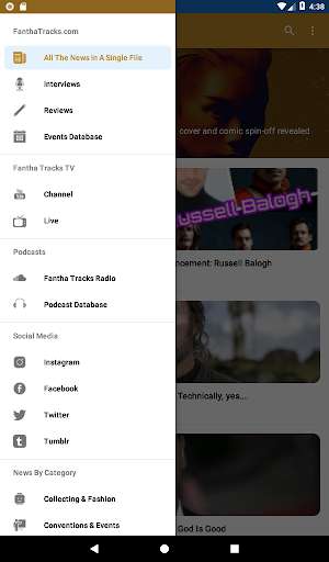 Run android online APK Fantha Tracks  - A Star Wars News App from MyAndroid or emulate Fantha Tracks  - A Star Wars News App using MyAndroid