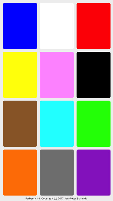 Emulate iPhone app Farben / Colours using MyAndroid