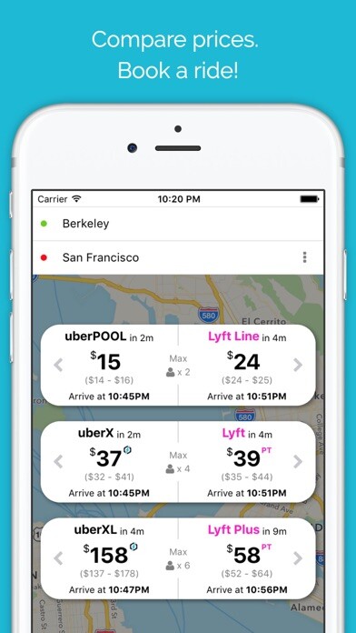 Emulate iPhone app FareWell for Uber Comparisons using MyAndroid Emulate iPhone app FareWell for Uber Comparisons using MyAndroid