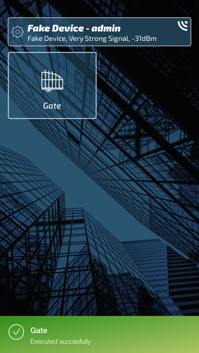 Emulate iPhone app Farfisa Smart Access using MyAndroid