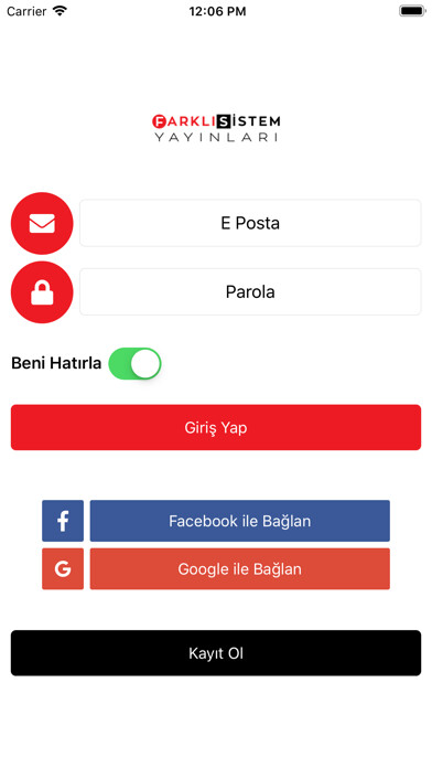 Emulate iPhone app Farklı Sistem Yayınları using MyAndroid