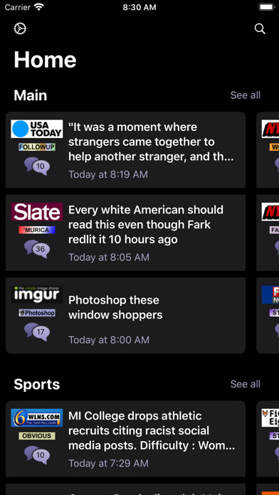 Emulate iPhone app Fark® Not News Reader using MyAndroid Emulate iPhone app Fark® Not News Reader using MyAndroid
