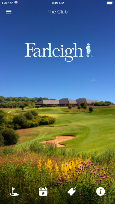 Emulate iPhone app Farleigh Golf Club using MyAndroid