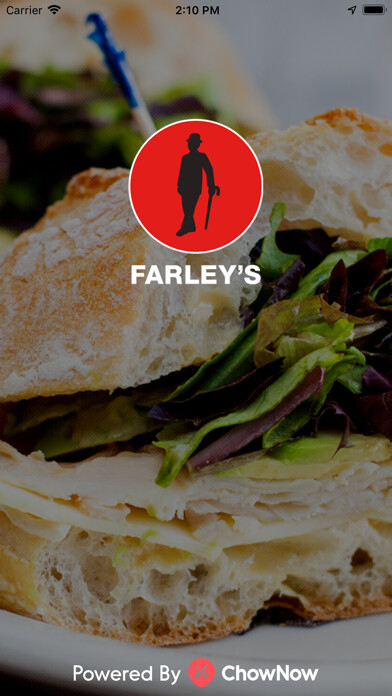 Emulate iPhone app Farleys Coffee using MyAndroid
