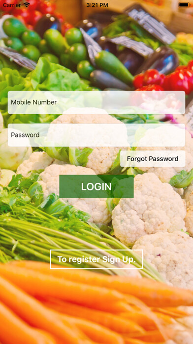 Emulate iPhone app Farm2Ghar using MyAndroid