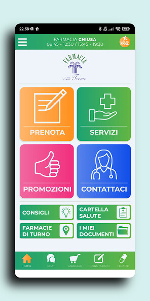 Run android online APK Farmacia Alle Terme from MyAndroid or emulate Farmacia Alle Terme using MyAndroid