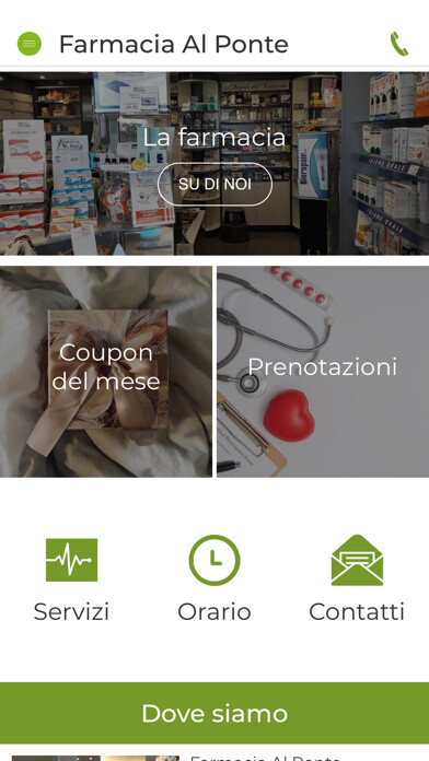 Emulate iPhone app Farmacia Al Ponte Snc using MyAndroid