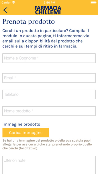 Emulate iPhone app Farmacia Chillemi using MyAndroid Emulate iPhone app Farmacia Chillemi using MyAndroid