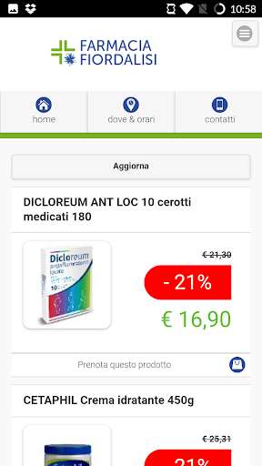 Run android online APK Farmacia Fiordalisi from MyAndroid or emulate Farmacia Fiordalisi using MyAndroid