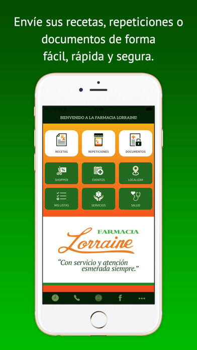 Emulate iPhone app Farmacia Lorraine using MyAndroid Emulate iPhone app Farmacia Lorraine using MyAndroid