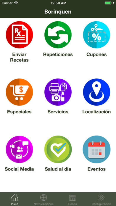 Emulate iPhone app Farmacia PR Borinquen using MyAndroid Emulate iPhone app Farmacia PR Borinquen using MyAndroid