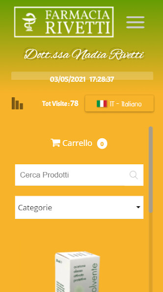 Run android online APK FARMACIA RIVETTI from MyAndroid or emulate FARMACIA RIVETTI using MyAndroid