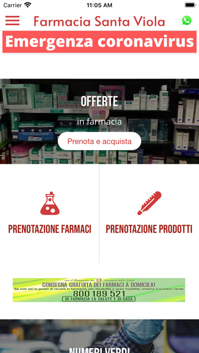 Emulate iPhone app Farmacia Santa Viola using MyAndroid Emulate iPhone app Farmacia Santa Viola using MyAndroid