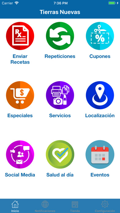 Emulate iPhone app Farmacias PR Tierras Nuevas using MyAndroid Emulate iPhone app Farmacias PR Tierras Nuevas using MyAndroid