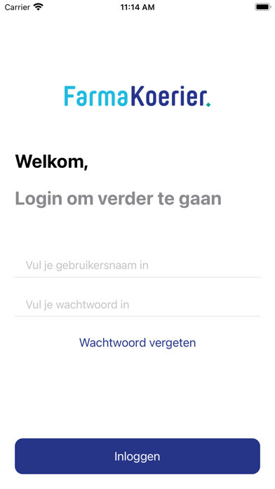 Emulate iPhone app FarmaKoerier using MyAndroid