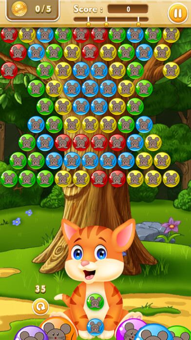 Emulate iPhone app Farm cat Kuzya - Bubble Shooter using MyAndroid Emulate iPhone app Farm cat Kuzya - Bubble Shooter using MyAndroid