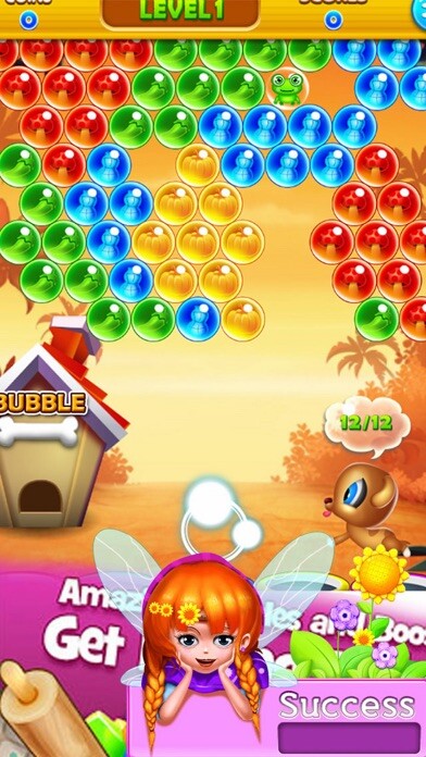 Emulate iPhone app Farm Dog Bubble using MyAndroid
