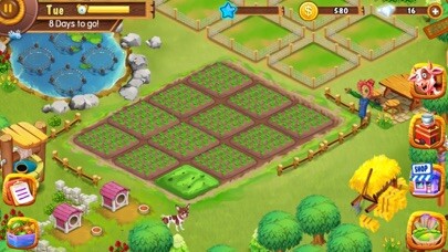Emulate iPhone app Farmers Garden Growing Harvest Simulation Game using MyAndroid