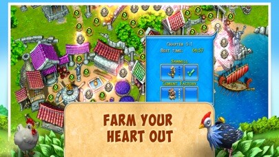 Emulate iPhone app Farm Frenzy 3 Ancient Rome using MyAndroid