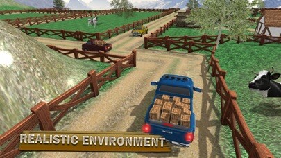 Emulate iPhone app Farming milk van simulator using MyAndroid