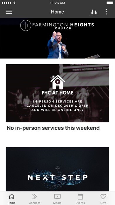 Emulate iPhone app Farmington Heights Church using MyAndroid Emulate iPhone app Farmington Heights Church using MyAndroid