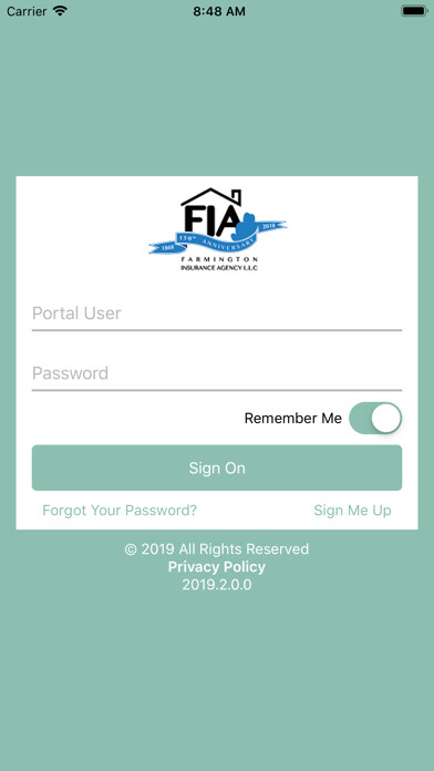 Emulate iPhone app Farmington Ins Agency Online using MyAndroid Emulate iPhone app Farmington Ins Agency Online using MyAndroid