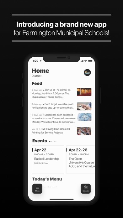 Emulate iPhone app Farmington Municipal Schools using MyAndroid Emulate iPhone app Farmington Municipal Schools using MyAndroid