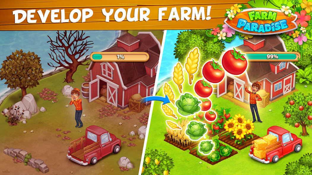 Run android online APK Farm Island - Family Journey from MyAndroid or emulate Farm Island - Family Journey using MyAndroid