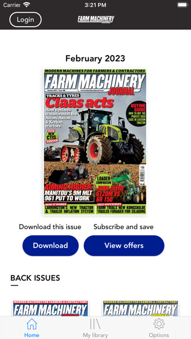 Emulate iPhone app Farm Machinery Journal using MyAndroid Emulate iPhone app Farm Machinery Journal using MyAndroid