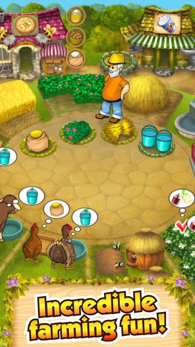 Emulate iPhone app Farm Mania 1 using MyAndroid