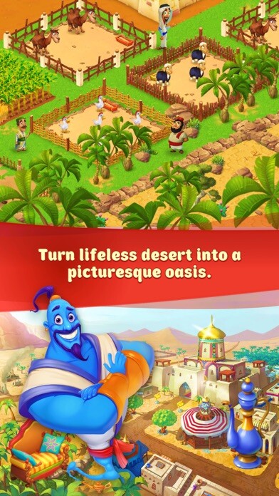 Emulate iPhone app Farm Mania: build your city using MyAndroid