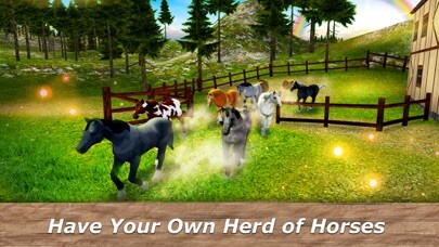 Emulate iPhone app Farm of Herds: Horse Family using MyAndroid
