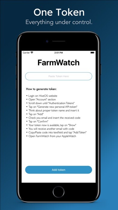 Emulate iPhone app FarmWatch using MyAndroid