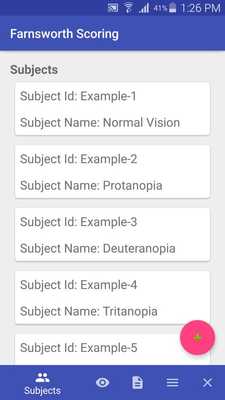 Emulate Android APK Farnsworth CVD Scoring