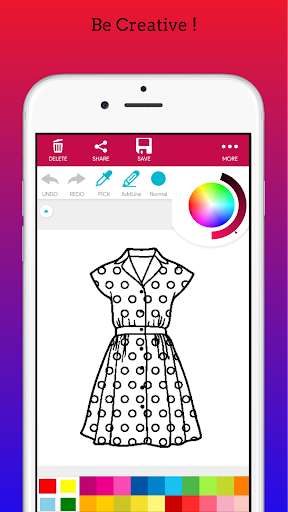 Run android online APK Fashion Dress 2020 Coloring Book from MyAndroid or emulate Fashion Dress 2020 Coloring Book using MyAndroid