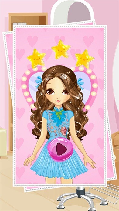 Emulate iPhone app Fashion Girl Beauty Power Star Teen Celebrity Dress Up Style using MyAndroid
