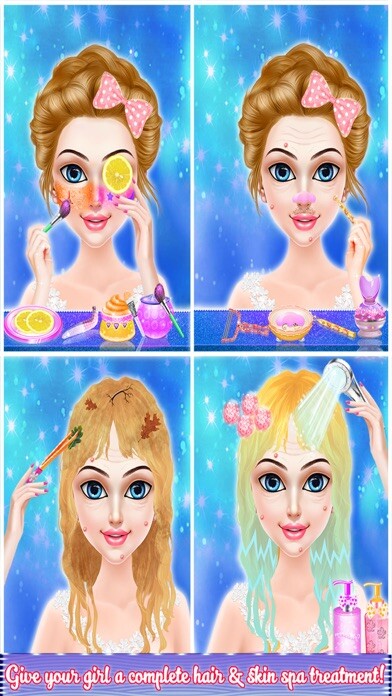 Emulate iPhone app Fashion Glitter Girl using MyAndroid