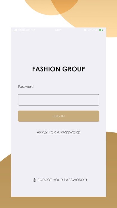 Emulate iPhone app FASHION GROUP B2B using MyAndroid