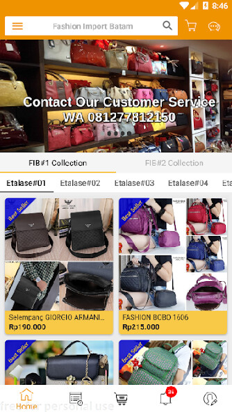 Run android online APK Fashion Import Batam from MyAndroid or emulate Fashion Import Batam using MyAndroid