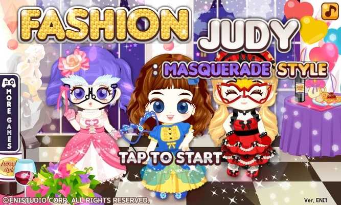 Emulate Android APK Fashion Judy: Masquerade style