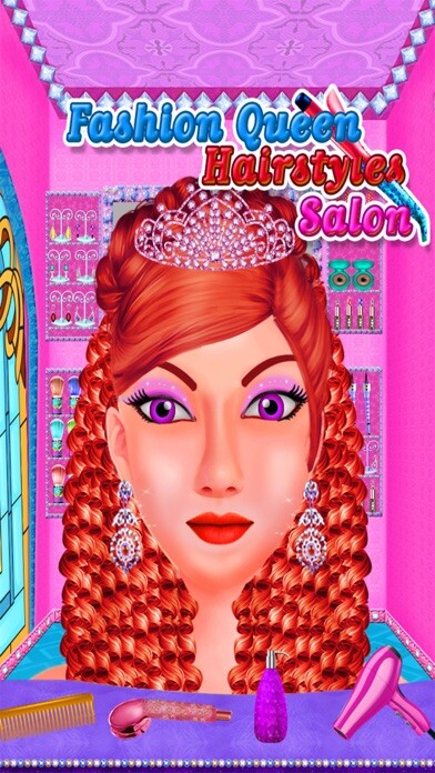 Emulate iPhone app Fashion queen hairstyles salon – games for kids using MyAndroid Emulate iPhone app Fashion queen hairstyles salon – games for kids using MyAndroid