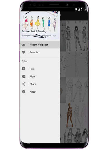Run android online APK Fashion Sketch Drawing from MyAndroid or emulate Fashion Sketch Drawing using MyAndroid