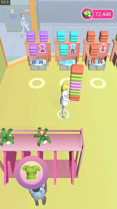Emulate iPhone app Fashion Space 3D using MyAndroid