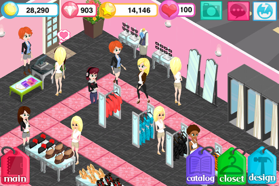 Run android online APK Fashion Story: Daring Red from MyAndroid or emulate Fashion Story: Daring Red using MyAndroid