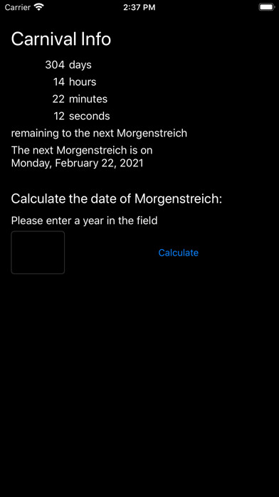 Emulate iPhone app Fasnachtsinfo using MyAndroid Emulate iPhone app Fasnachtsinfo using MyAndroid